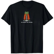 I'm Tired. You Funny Knight Frog Bottle Women's T-Shirt Y2k Text Art In Cloak