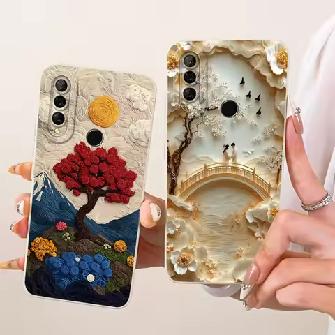 For Huawei Y9 Prime 2019 Case P Smart Z Cover STK-LX1 New Stylish Daisy Flower Lens Protective Cover