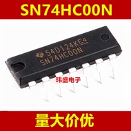 7PCS SN74HC00N SN74HC00 DIP DIP-14 Four 2 Input and Non-Door Original Genuine Product
