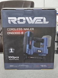 เครื่องยิงตะปู ไร้สาย 20V ใช้กับลูกตะปูหัว F ขนาด F10 - F30 ยี่ห้อ ROWEL รุ่น DNG300 (รับประกัน 1ปี)