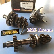 Honda ex5 dream / w100 - gear box assy + drum box assy ( full set) standard - furious once -