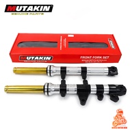 MUTAKIN Gold /Sliver Front Shock For Yamaha AEROX V1 V2