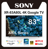XR-83A80L | BRAVIA XR | OLED | 4K Ultra HD | 高動態範圍 (HDR) | 智能電視 (Google TV) 83A80L