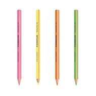 STAEDTLER Textsurfer Dry 128 64 Highlighter Pencil | Neon Yellow Pink Orange Green | No Bleed Bible 