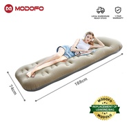 MODOFO Single Inflatable Air Mattress With Elec Pump Out door Camping Sleeping Comfort Portable bed