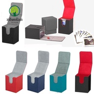 ZILUOLAN Deck Box, PU Storage Game MTG Trading Card Holder, Box Protectors Collectible Game Organize