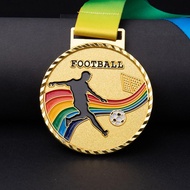เหรียญกษาปณ์เคไซต์โลหะผสมสังกะสีโลหะที่ระลึกสำหรับเล่นเกมกีฬาฟุตบอล