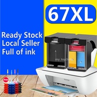 HP 67 HP 67XL HP 67XXL Ink Cartridge Black Color Refillable Ink for 1212 2700 2722 2723 4120 4152 41