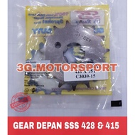 FRONT GEAR NINJA 150 428 & 415 SSS 428 Chain 415 Chain