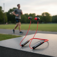 Monster AIRMARS SG03,  Monster AIRMARS SG03 Earbud Tanpa Wayar Leher Bluetooth Headset untuk Sukan P