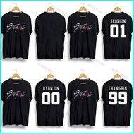 KPop Stray Kids Changbin Hyunjin Jeongin T-Shirt - Black & White Unisex