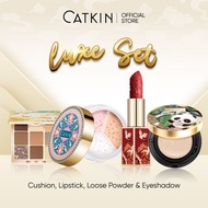 Catkin Luxe Glamour Set (BB Cushion + Carving Lipstick + Matte Loose Powder + 9-Color Eyeshadow)