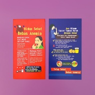 Live Flyer Anemia-Freebebas | Flyer How to Drink Blood Boostertablet | Anemia Brochure