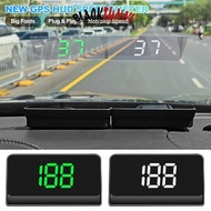 BLACKFUNNY Car GPS HUD Head Up Display Digital Speedometer Speed Meter KMH/MPH for Car Truck Plug an