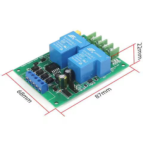 SD0802-ZF-30A 12V24V DC Motor Forward and Reverse Controller 30A Relay Motor Drive Module Lift Contr