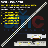 BACKLIGHT TV SAMSUNG 49 Inch UA49NU7100 UA49NU7140 UA49NU7300 UA49NU7020 UA49NU7090