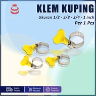 KLEM SELANG GAS REGULATOR & SELANG AIR PENGUAT PENGUNCI SELANG ANTI BOCOR 1 PCS MURAH