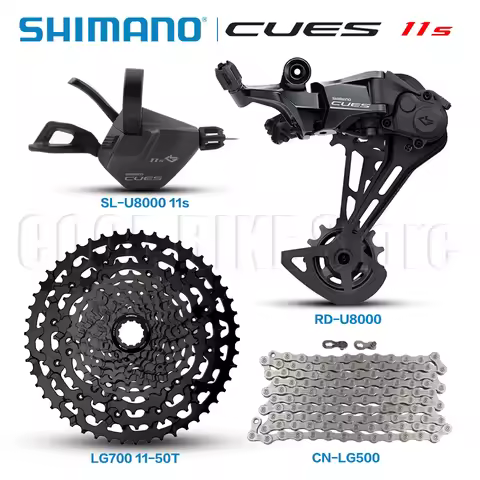 SHIMANO CUES 11 Speed Groupset SL-U8000-11R RD-U8000 CS-LG600-11 CS-LG700-11 50T CN-LG500 Original P