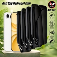 For OPPO A7 A5 A3 A2 A1 India Pro Max 5G 4G Anti Spy Hydrogel Film Screen Protector