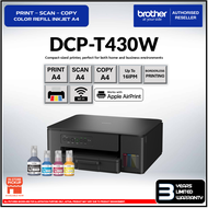 Brother Color Inkjet Refillable Ink Tank DCP-T430W A4 3in1 Wireless Printer