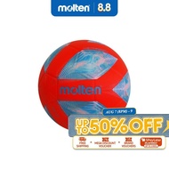 Molten F9A1510-OW 32-Panel Futsal Synthetic Leather Size 4 (Orange/Blue)