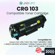 Compatible CRG 103 Laser Toner Laser Cartridge For Use In Canon LBP-2900 / 3000 / HP LJ 1010 / 1012 