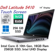 Refurbish Laptop Dell Latitude 5410 intel Core i5 10th Gen Touch Screen Laptop 16GB Ram, 256GB SSD