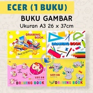 1 Book - KIKY Large Picture Book Size 26cm x 37cm