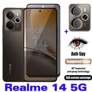 Relame 14 5G 2025 2in1 FFor Realme 14 5G 14 T 14X Realme 14 Realme14 4G 5G กล้อง2025ฟิล์มเพื่อความเป