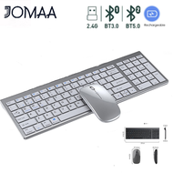 joa bluetooth keyboard 2.4g wireless keyboard and mouse set three-mode wireless keyboard and mouse combo multi-decharger set for windows office mkeyboard and ios for android