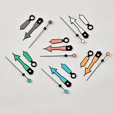 NH35 Watch Hands 8.5*12*12.5mm NH34 NH35A NH36 7S36 4R36 Black Border Pointers Green Luminou Orange 