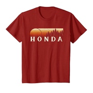 Honda, California Vintage Evergreen Sunset 80s Retro T-shirt.