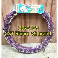 20x2.125 CST Rhinro v2 tyre eco drive tyre bicycle tyre ebike tyre eco drive 2.0 CST Rhinro v2 brand