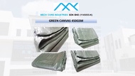 GREEN CANVAS 450GSM WITH EYELET RING 10FT/20FT/30FT/40FT