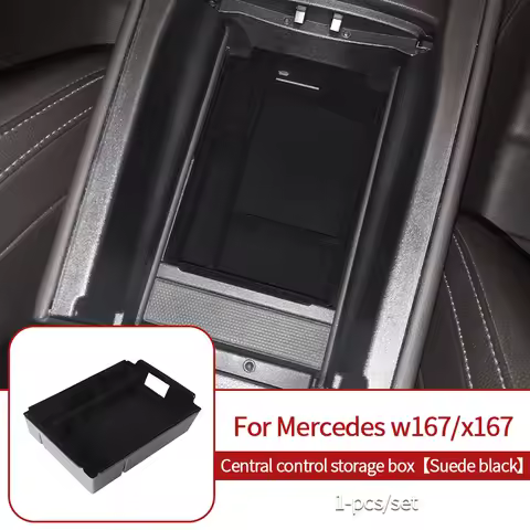 storage box for 2020~2026 Mercedes gle w167 gls x167 gle 450 gle 350 amg 350d 500e amg accessories