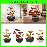 [szgrqkj1] Tabletop Water Fountain Indoor Decor Chinese Gifts Garden Water Fountain