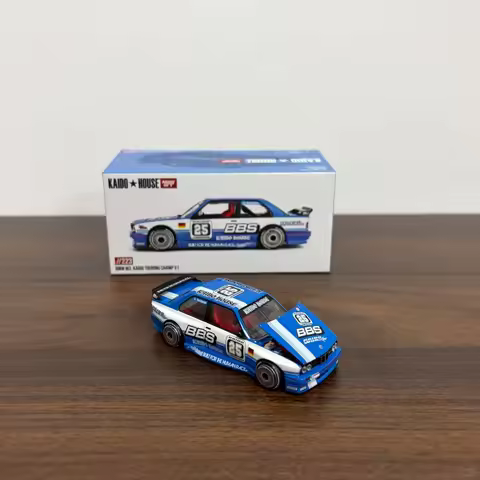 Kaido House + MINIGT 1:64 BMW M3 Kaido Touring Champ V1 Alloy Die Cast Car Model Collection