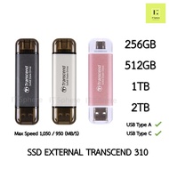 SSD External transcend ESD310C 256GB 512GB 1TB 2TB Portable 310C 310p 310s Type C USBC USB USBA Flash drive ความเร็วสูง Pro Res OTG
