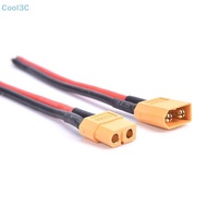 Cool3C 1set XT60 XT-60 Male+Female Bullet Connectors Plugs with Silicon 14 AWG Wire HOT
