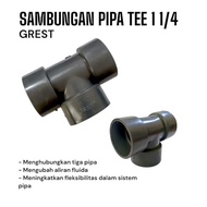 GREST T Pipe Connection Tee 1 1/ 4 Inch