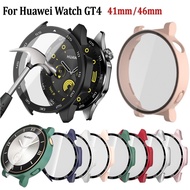 Full Covered PC Hard Tempered Glass Cover For Huawei Watch gt 4 Case Full Protective Huawei gt4 Case