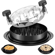 Chicken Shredder 8 Inches, Chicken Breast Shredder Tool, Cooked Meat Shredder With Clear Lid, Ergono