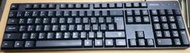 飛利浦有線鍵盤 有線 usb 黑色 SPK6254+送2手正常鍵盤1個