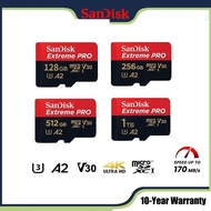 SanDisk memory card Extreme Pro A2  SD  128GB 512GB 1TB high-speed TF card Camera Kamera sd  card