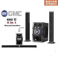 GMC 887G Speaker Multimedia Aktif Ada BLUETOOTH PORT USB bisa karaoke/speaker aktif bluetooth gmc 88
