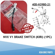Yamaha Original NVX V1 Front Stop Switch Assy / Left Brake Switch Suis Kiri - 40D-H3980-21
