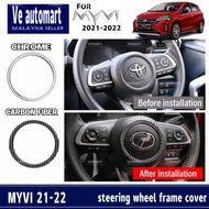 Vemart Perodua myvi gen3 2022 fl carbon fiber steering wheel ring frame accessories myvi FACELIFT