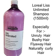 Loreal Proffessional Liss Unlimited Smoothing Shampoo for Thick, Wavy, Unruly Hair
