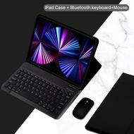 For iPad LED Backlit Keyboard & Leather Casing For iPad with Built-in Pencil Slot Backlight Manual S