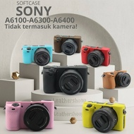 Softcase Case sony Alpha A6400 A6300 A6100 Rubber Cover Camera Case